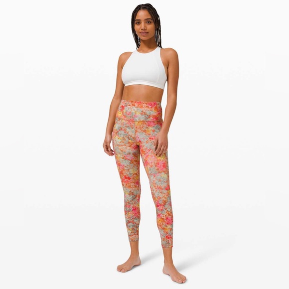 Lululemon 7/8 Floral Women's Leggings 🍋 - Picture 1 of 6